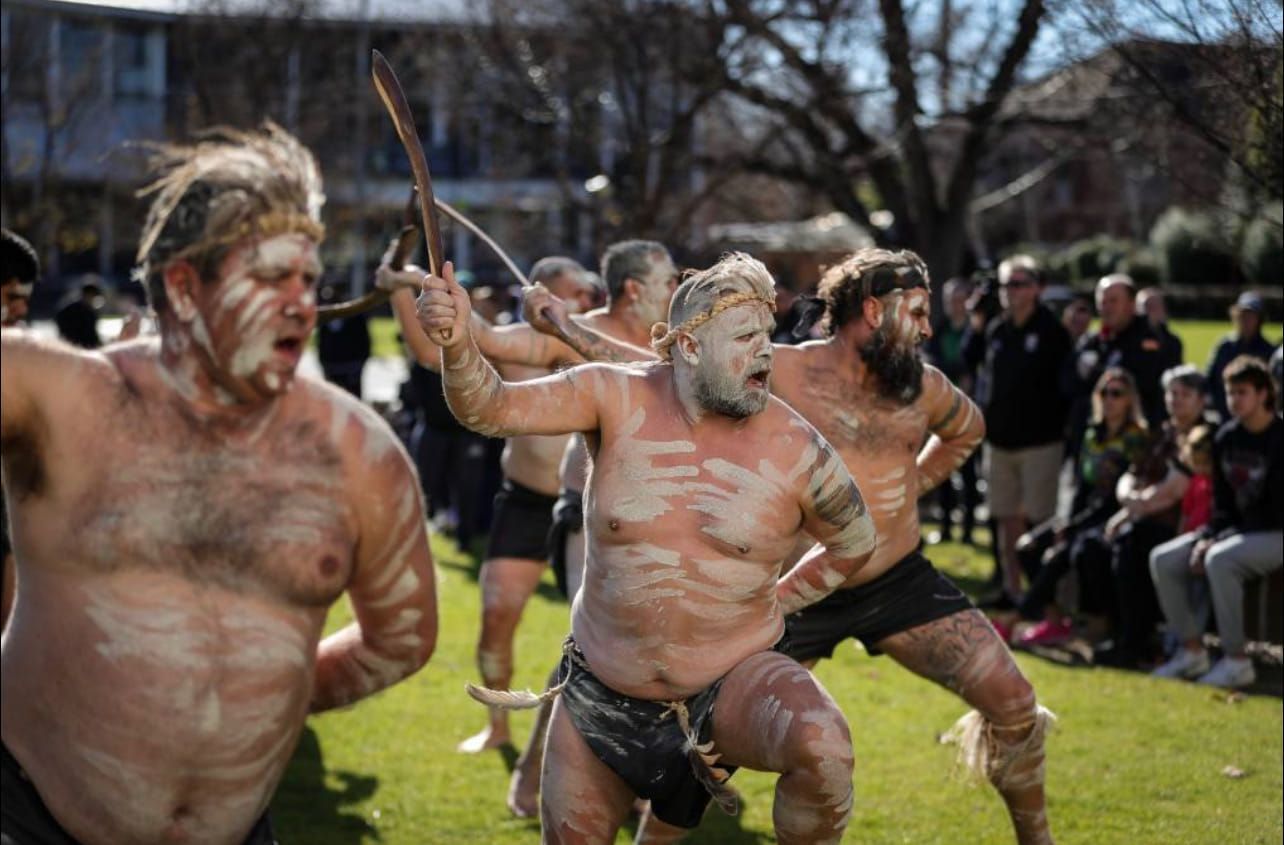Men Performing Performing Sacred Dance — Dinawan's Connection in Dubbo, NSW