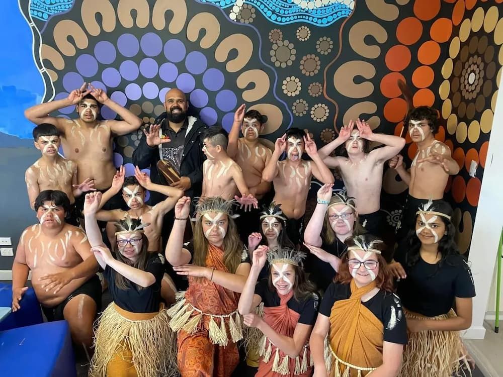 Group Picture of Aboriginal Community — Dinawan's Connection in Dubbo, NSW