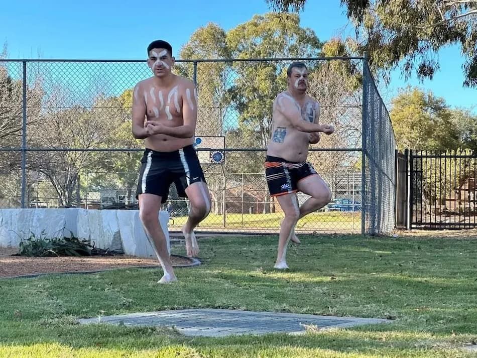Men Performing Cultural Dance — Dinawan's Connection in Dubbo, NSW