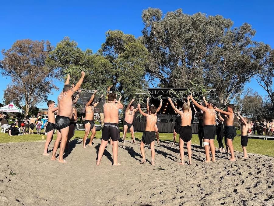 Men Performing Ceremonies — Dinawan's Connection in Dubbo, NSW