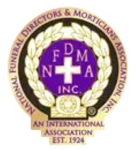The logo for the national funeral directors and morticians association inc.