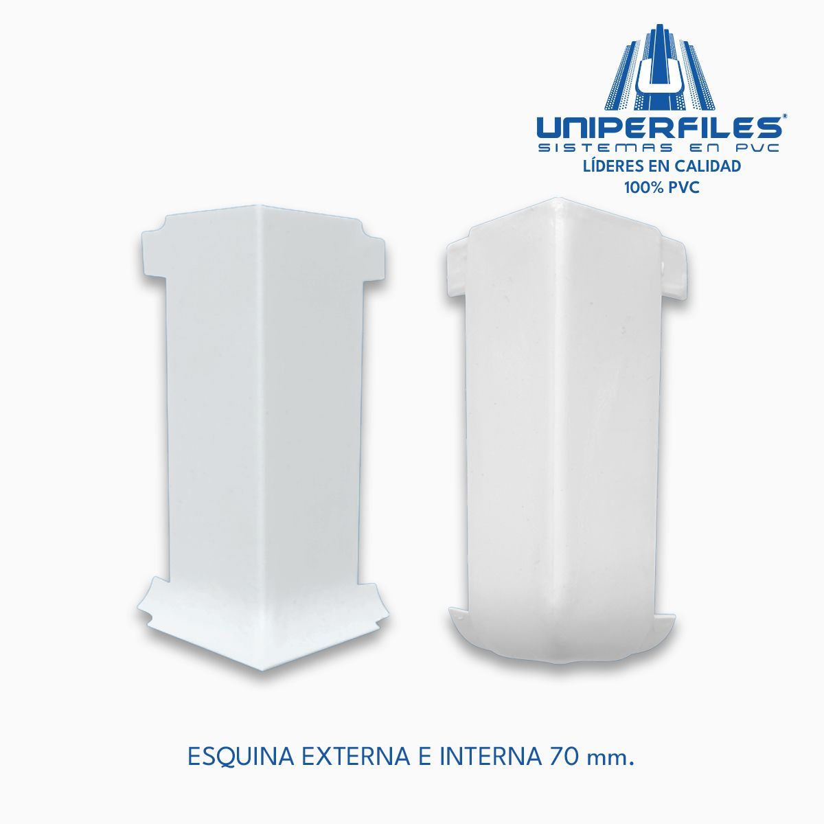 ESQUINA EXTERNA E INTERNA 70 mm.
