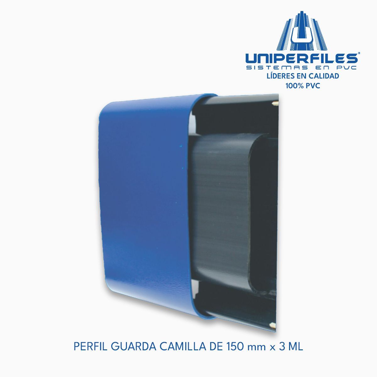 PERFIL GUARDA CAMILLA DE 150 mm x 3 ML