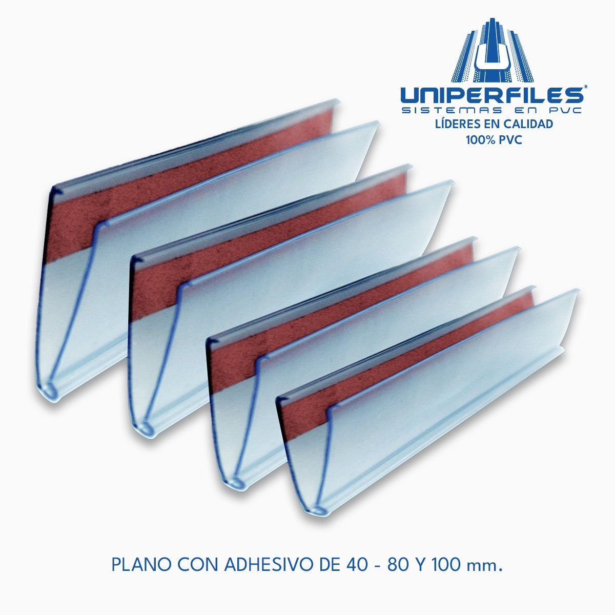 PLANO CON ADHESIVO DE 40 - 80 Y 100 mm.