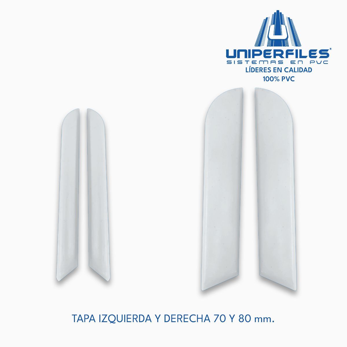 TAPA IZQUIERDA Y DERECHA 70 Y 80 mm.