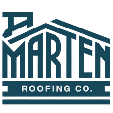 A Marten Roofing Co. Logo