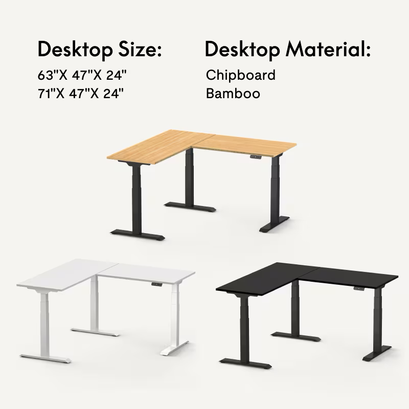 L-Shaped Standing Desk