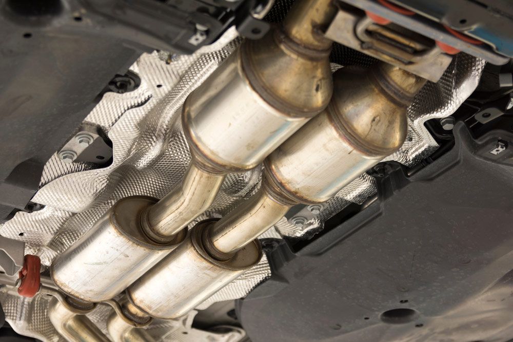 Exhaust System Of A Modern Car Bottom View — DPF Centre In Dubbo, NSW