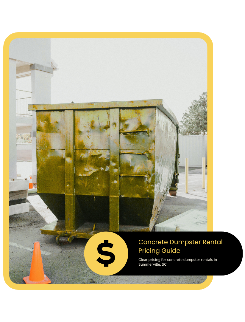 Home renovation waste removed using mid-size roll off dumpster