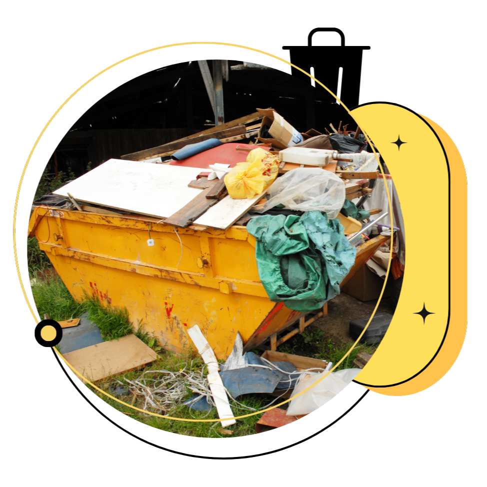 Residential dumpster rental for spring cleaning and yard waste disposal