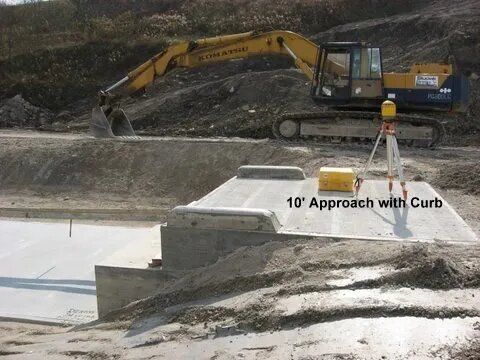 10' Approach With Curb — Uniontown, PA — Budd's Scale Service & Sales Inc