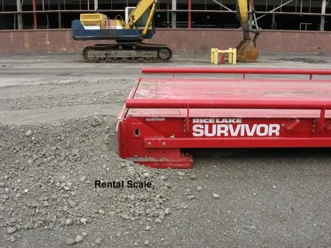 Red Rental Scale — Uniontown, PA — Budd's Scale Service & Sales Inc