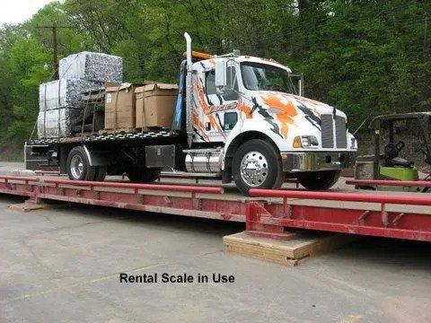 Rental Scale in Use — Uniontown, PA — Budd's Scale Service & Sales Inc