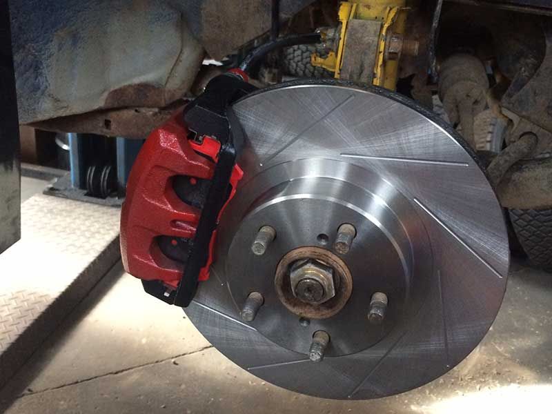 A Brake Disc on a Car — Hastings River Brake & Exhaust in Port Macquarie, NSW