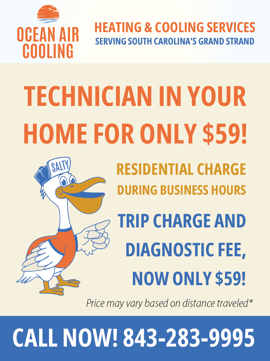 $59 HVAC service in Myrtle Beach, SC