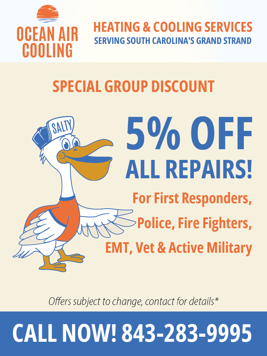 Military and First Responder Discount for Repairs in Myrtle Beach, SC