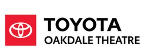 The logo for the toyota oakdale theatre