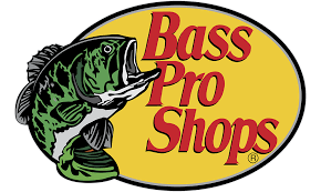 The bass pro shops logo has a picture of a fish on it.