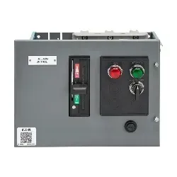 A picture of a control panel with buttons and a switch.