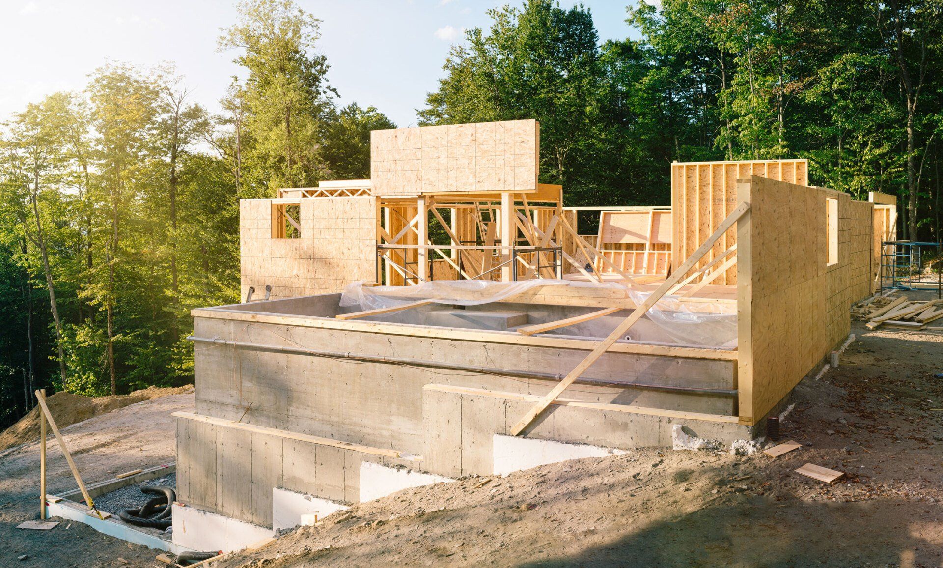 Residential Construction Site Panorama — Melbourne, VIC — Harman Contracting PTY LTD
