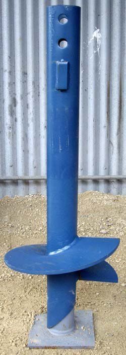 Blue Screw Pile — Melbourne, VIC — Harman Contracting PTY LTD