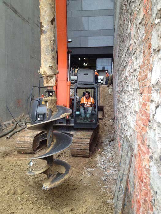Ground Stability Work In Progress — Melbourne, VIC — Harman Contracting PTY LTD