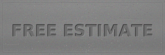 Services banner reading “Tell Us About Your Concrete Project — free, fast local estimates.”