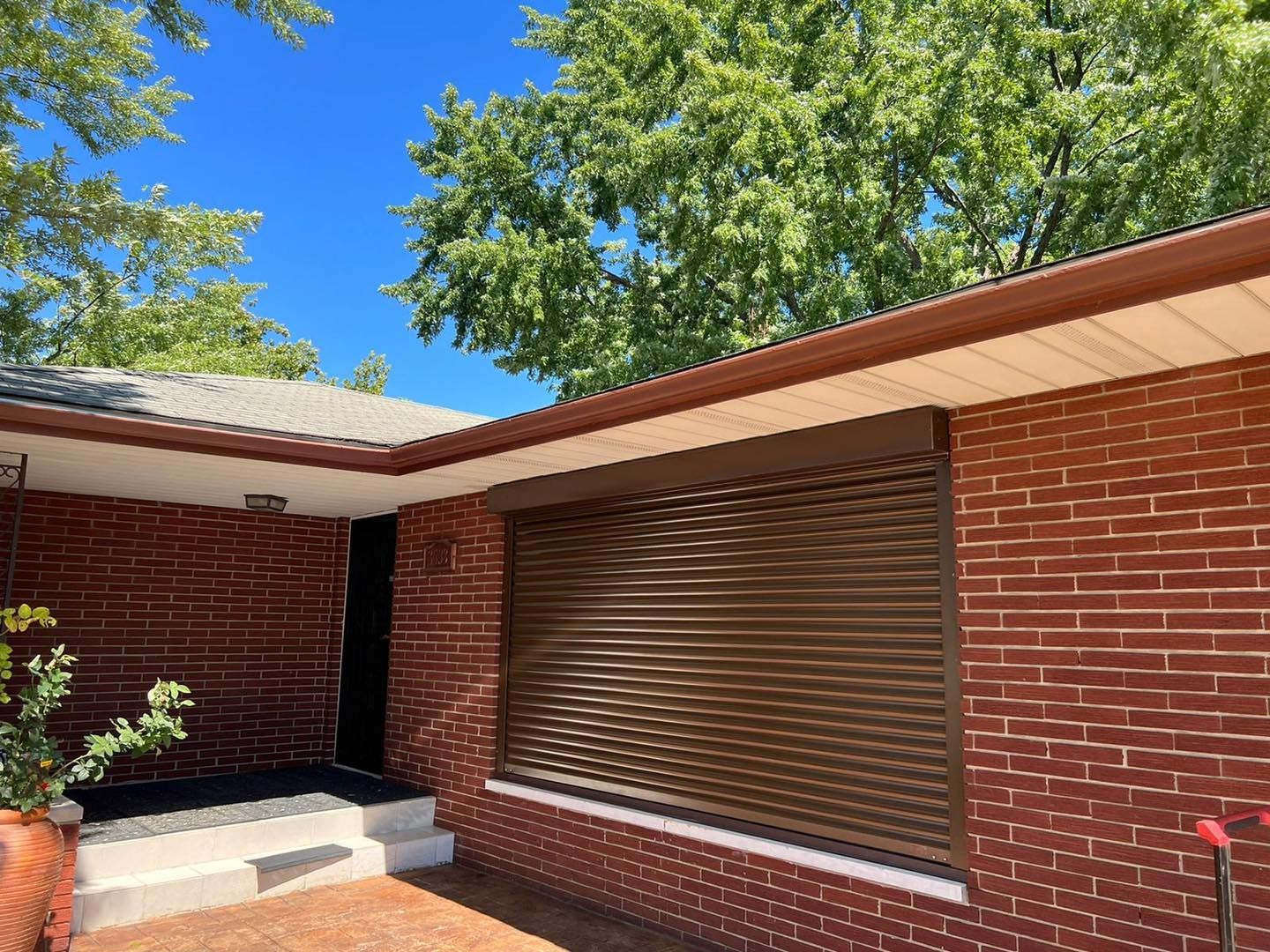 Brown Shutter Installed — Chicago, IL — National Shutter System