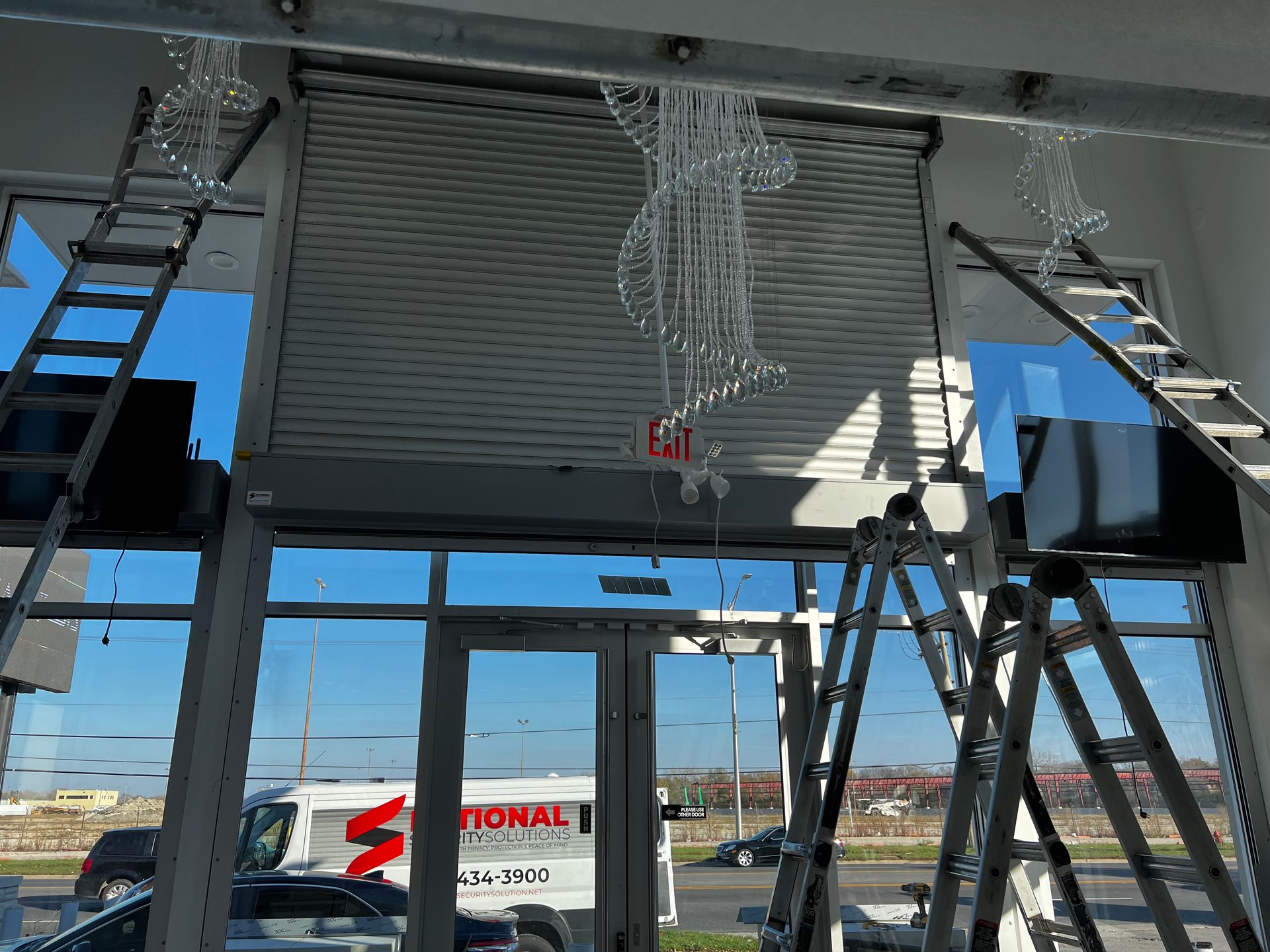 Security Shutter Installed — Chicago, IL — National Shutter System