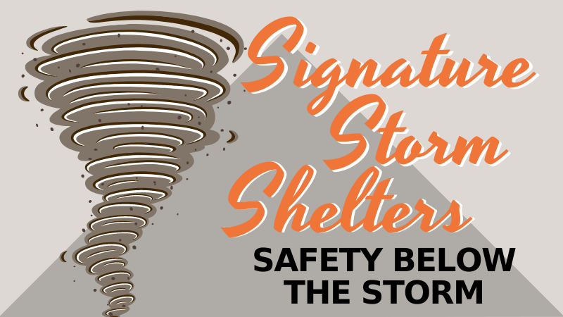 signature storm shelter logo