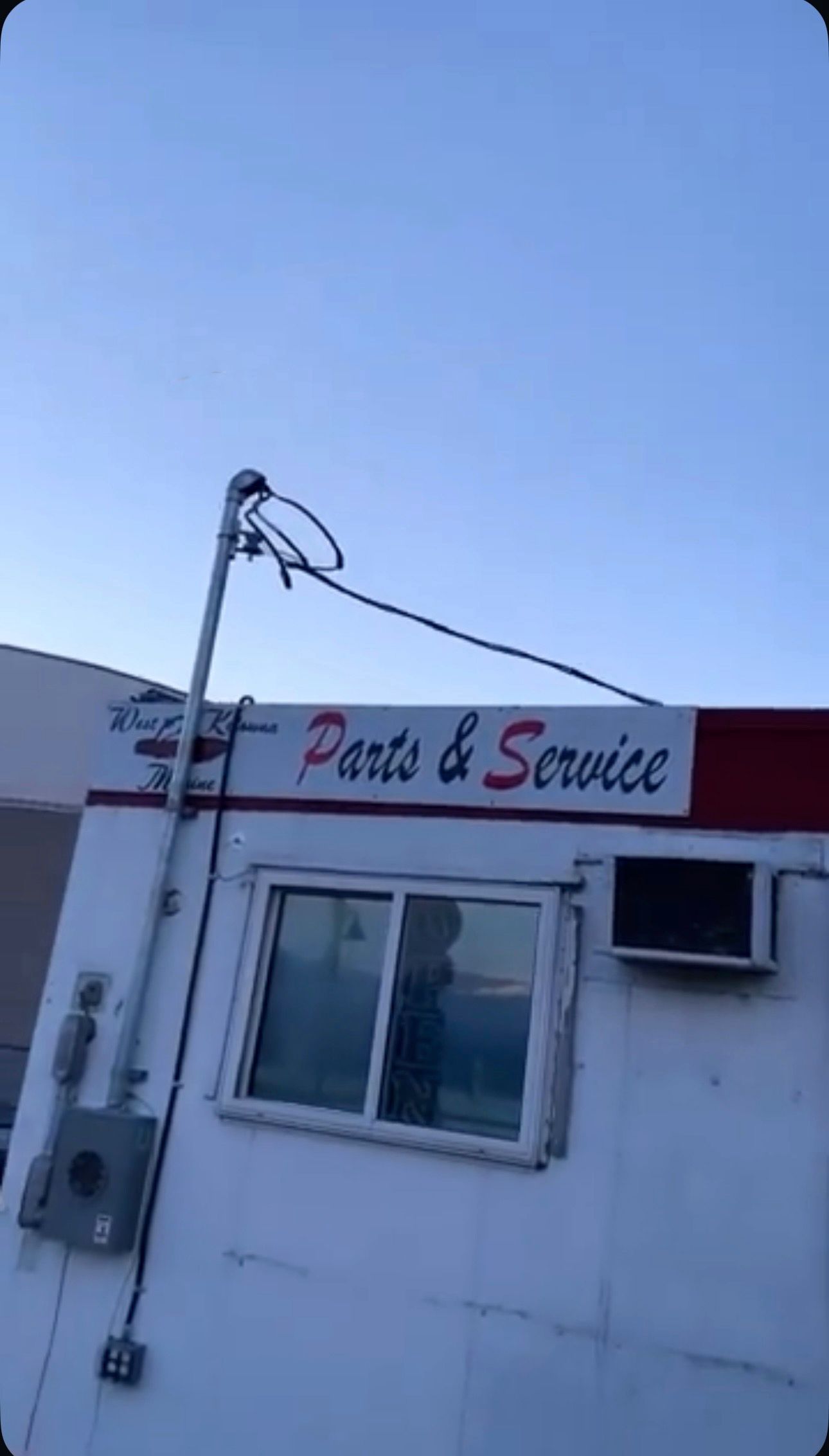 A white building with a 