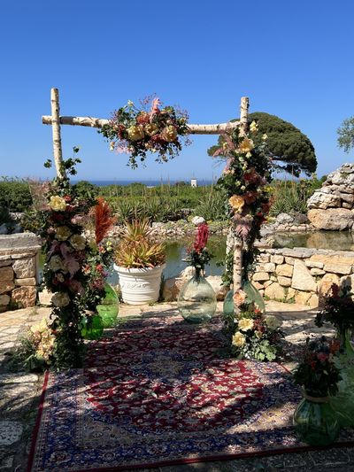 Allestimento location  Centrotavola e addobbi floreali per il