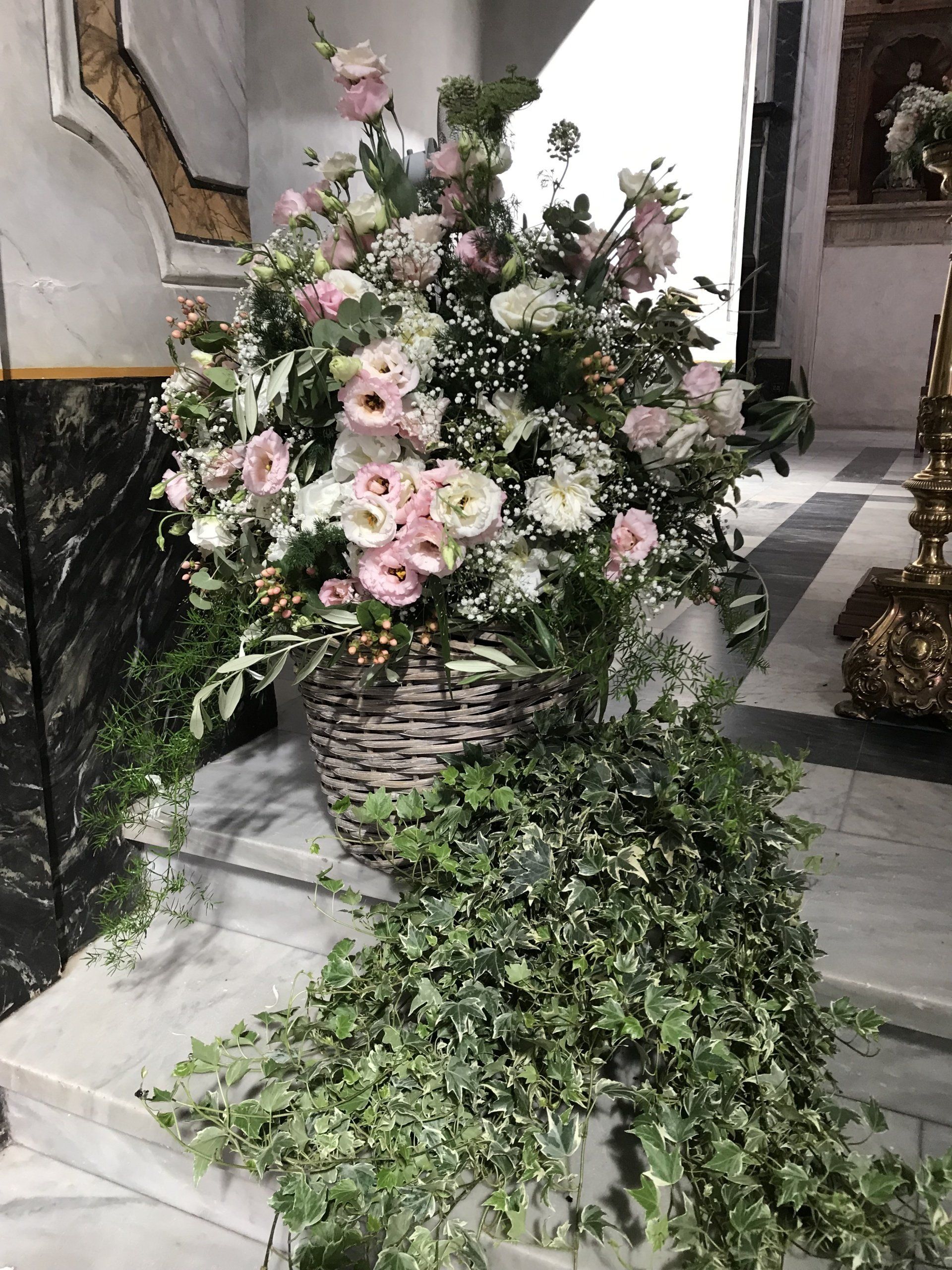 composizione floreale per nozze