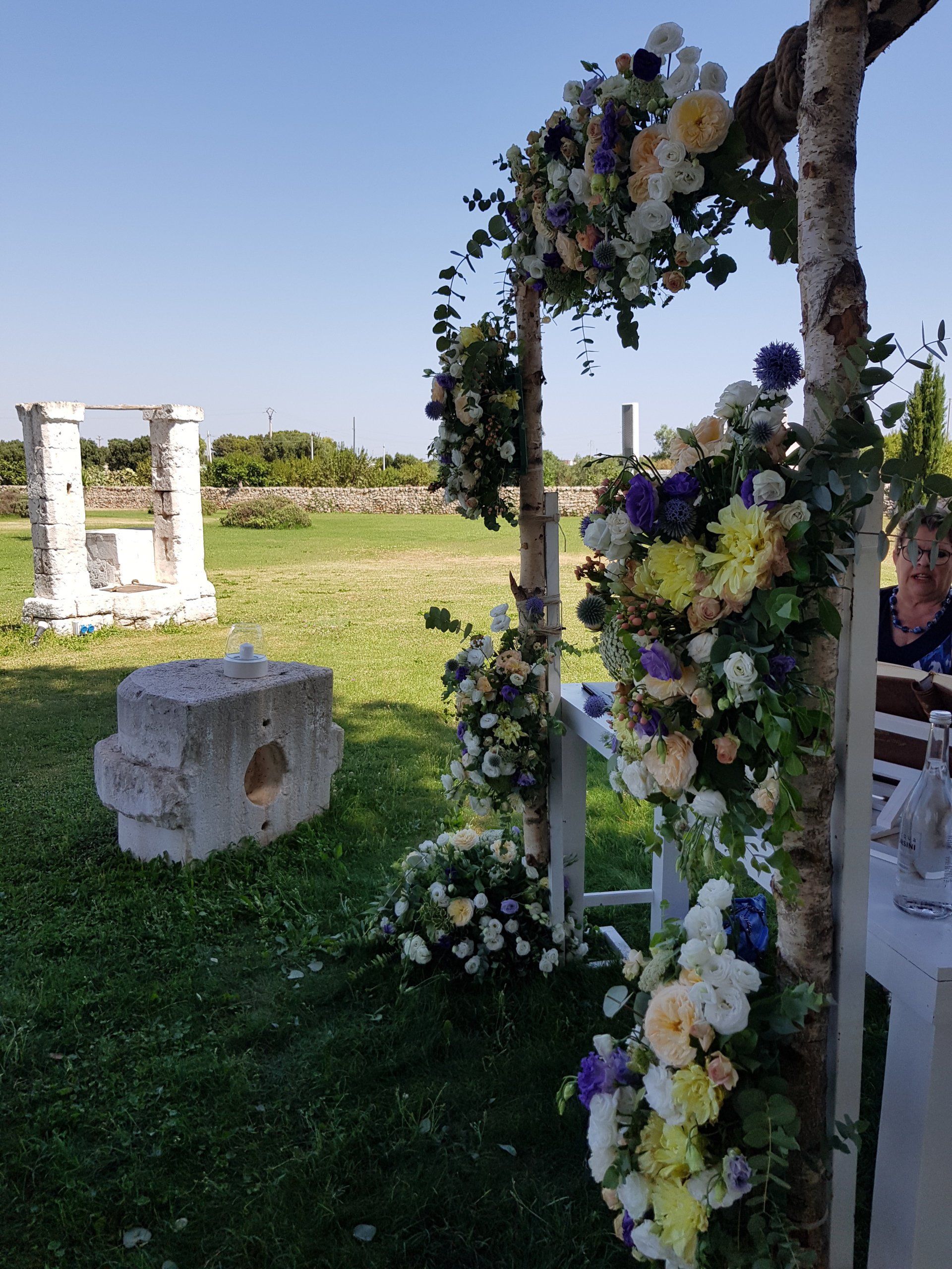 fiori per matrimonio all'aperto