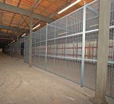 military wire security partition install