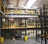 shelving relocation mezzanine install