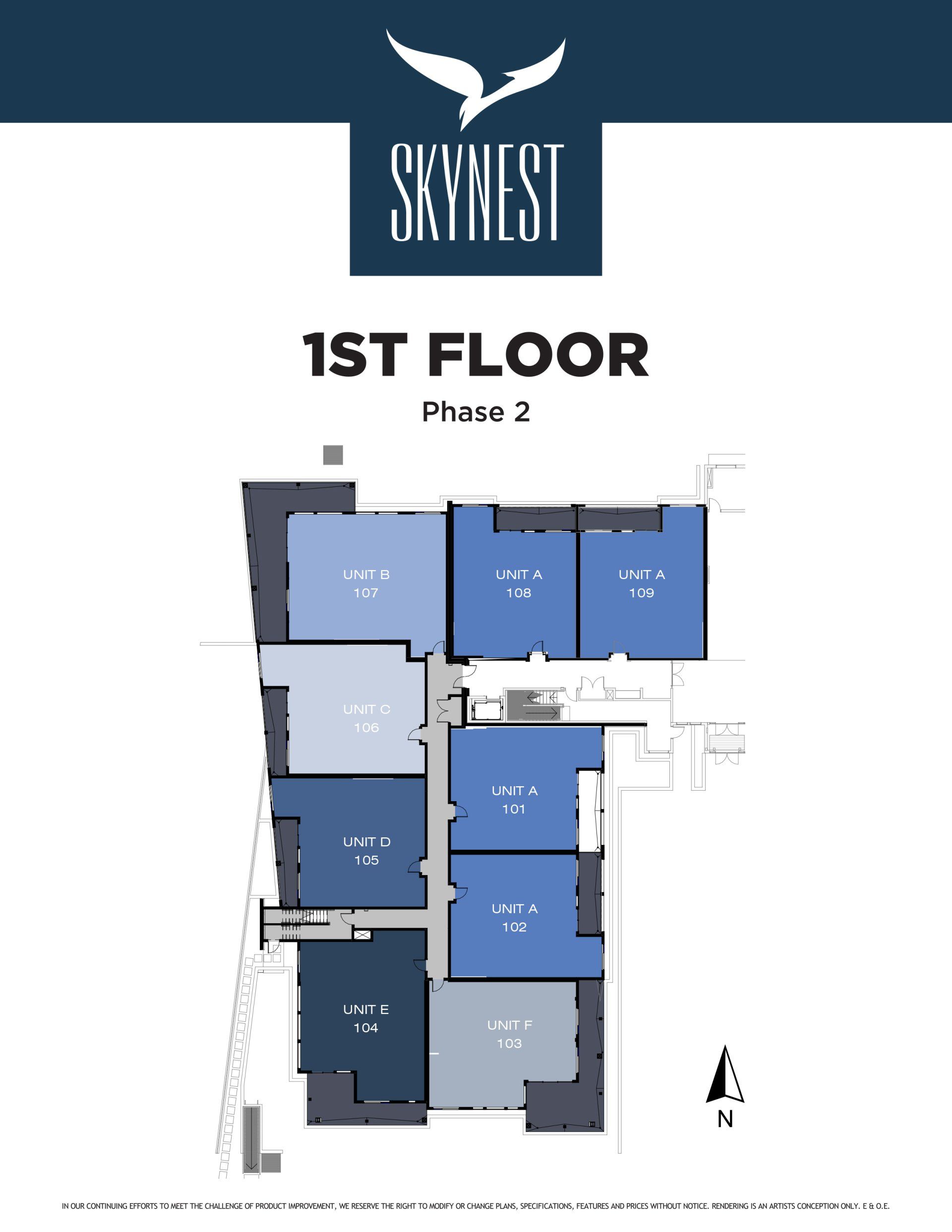 Skynest Condos Floor Site Plan 1st Floor Phase 2
