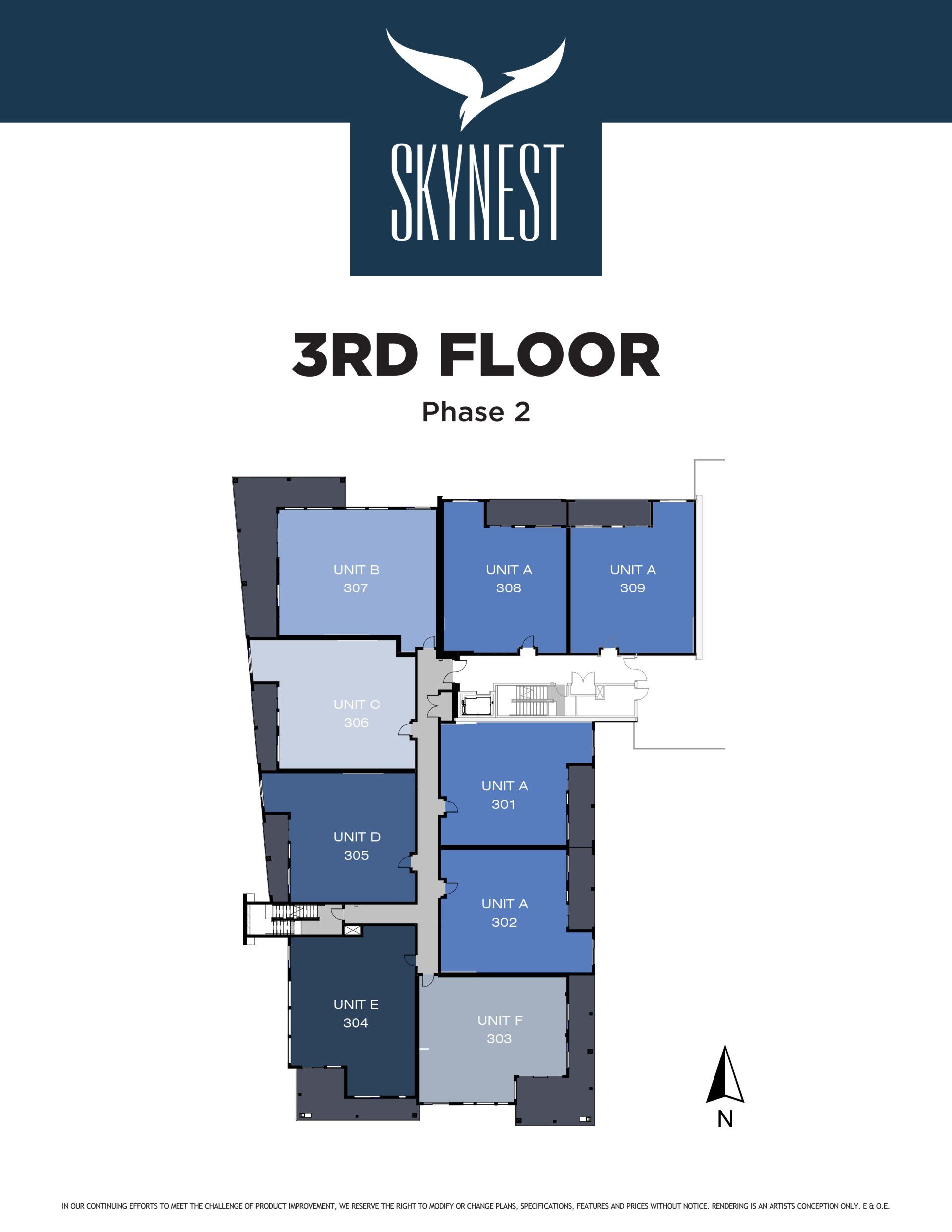 Skynest Condos Floor Site Plan 3rd Floor Phase 2