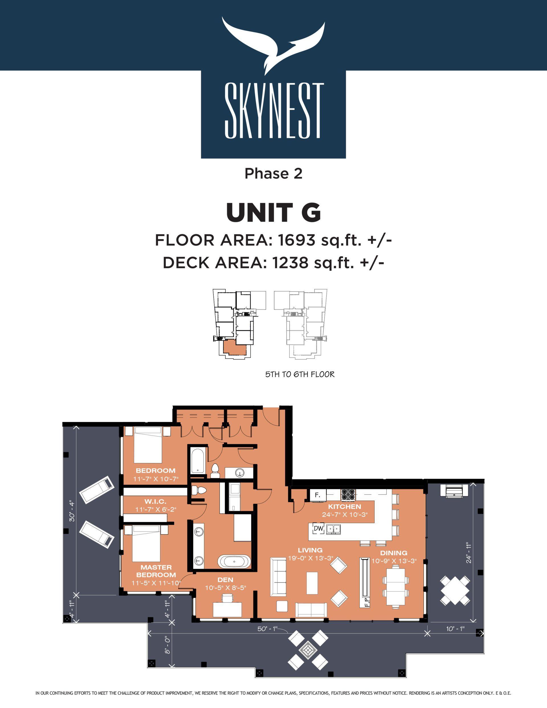 Skynest Unit G Floor Plan