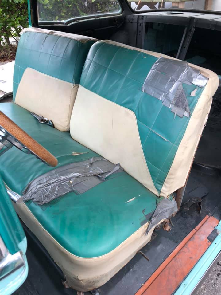 Before Repair Upholstery Seat Car — Delray Beach, FL — Custom Auto Trim