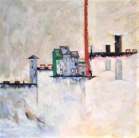 The green house painting