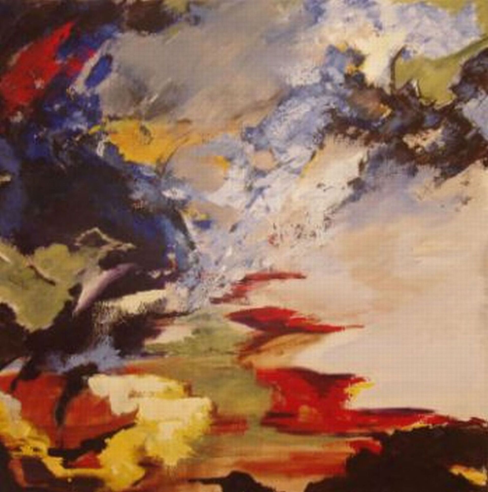 Landschap II painting