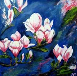 Magnolia  painting