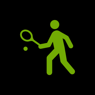 tennis player icon