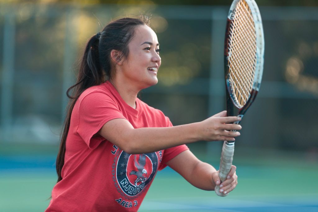 junior tennis player