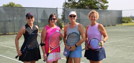 ladies doubles tennis