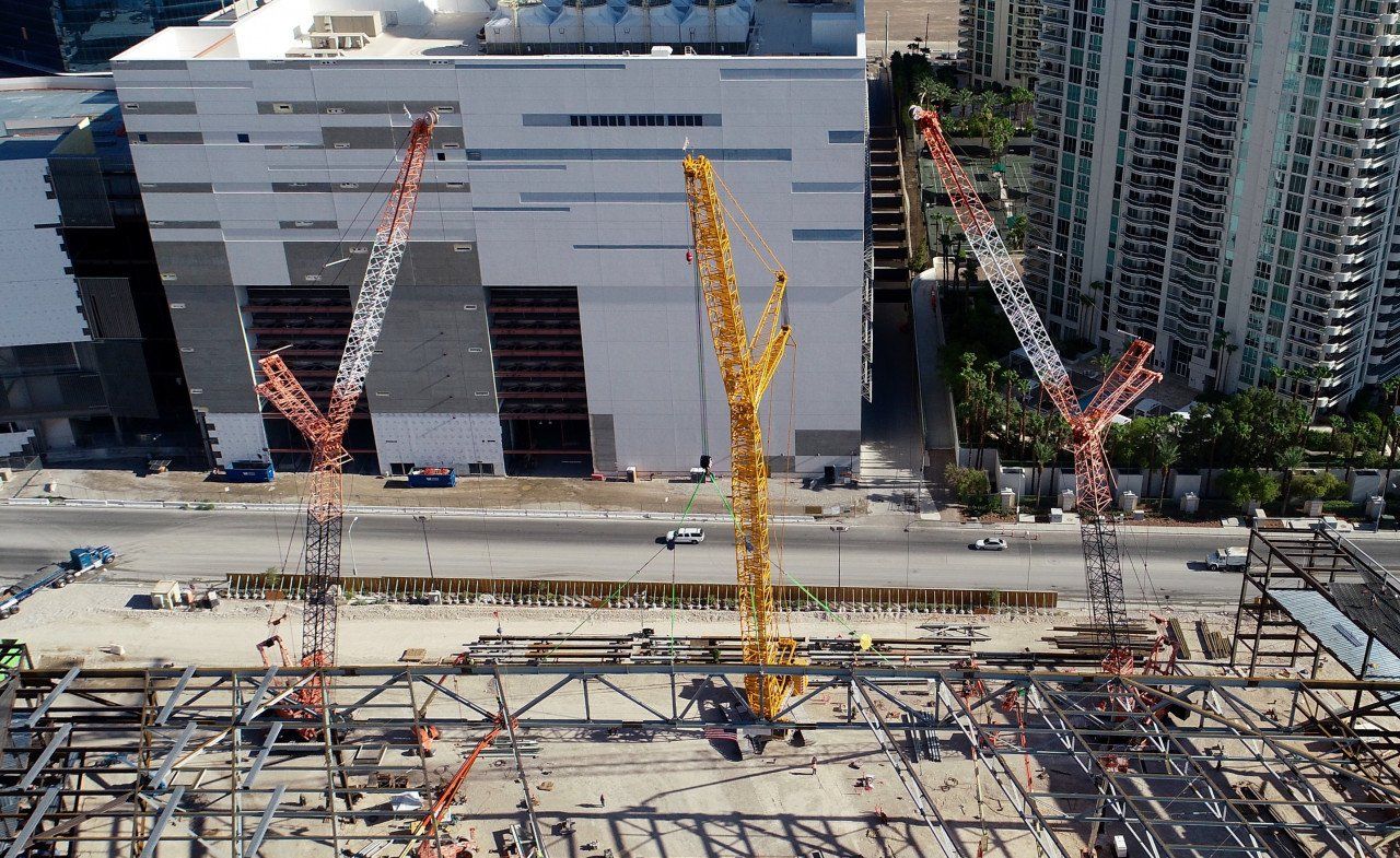 Las Vegas Convention Center Expansion Construction – Las Vegas, NV – Dielco Crane Service