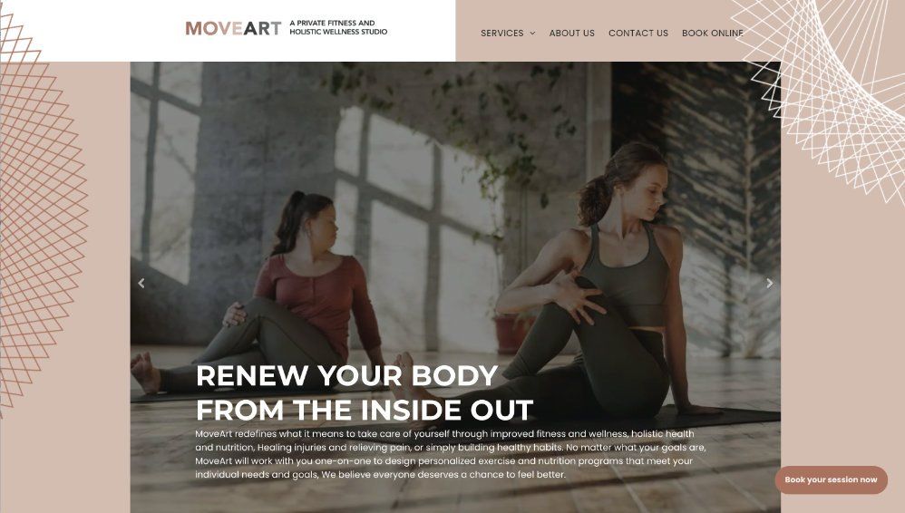 Move Art website