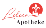 Ein Logo für eine Apotheke namens Lilien Apotheke