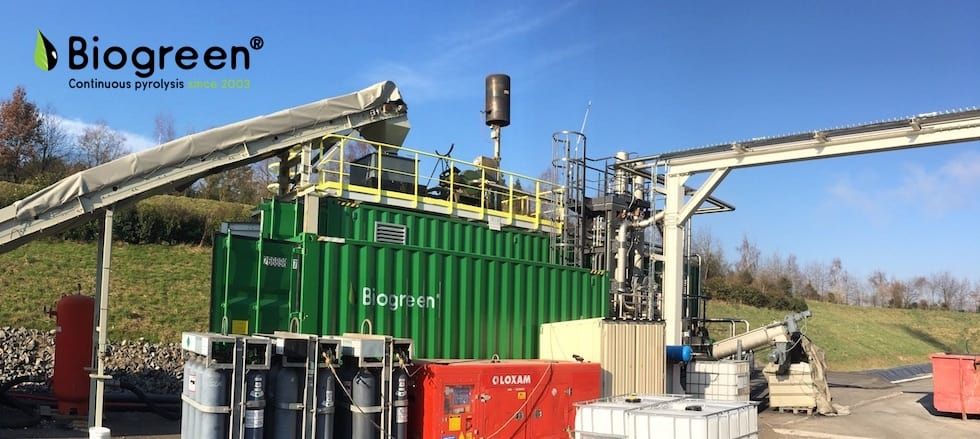 Biogreen equipment for syngas production